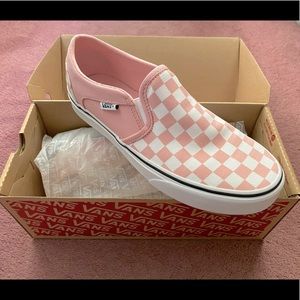 Vans Checkerboard Slip On shoes NEVER WORN